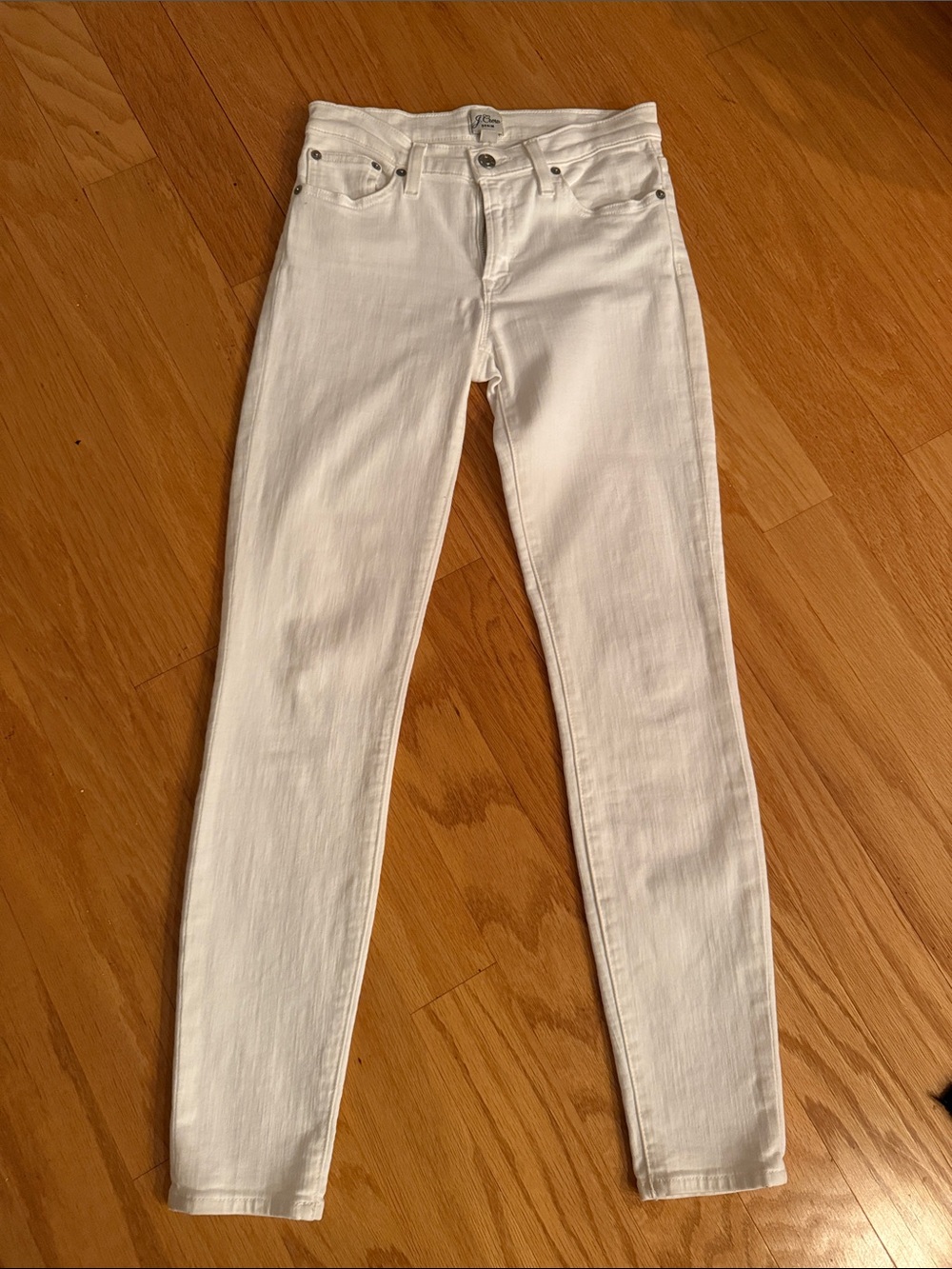 J. Crew White Skinny Jeans